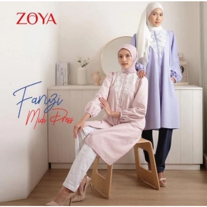 Zoya Tunik Faruzi Midi Dress