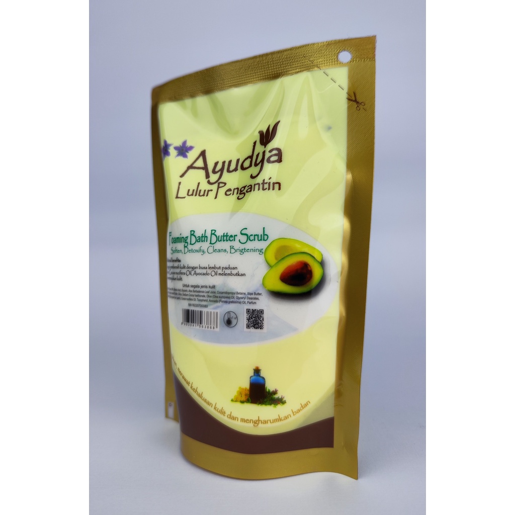 Ayudya Foaming Bath Butter Scrub Refill 300gr