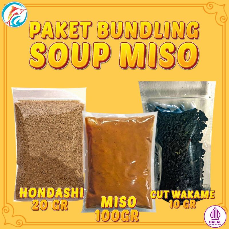 

PAKET BUNDLING MISO SOUP (MISO, DASHI & DRY WAKAME) UNTUK 10 PORSI