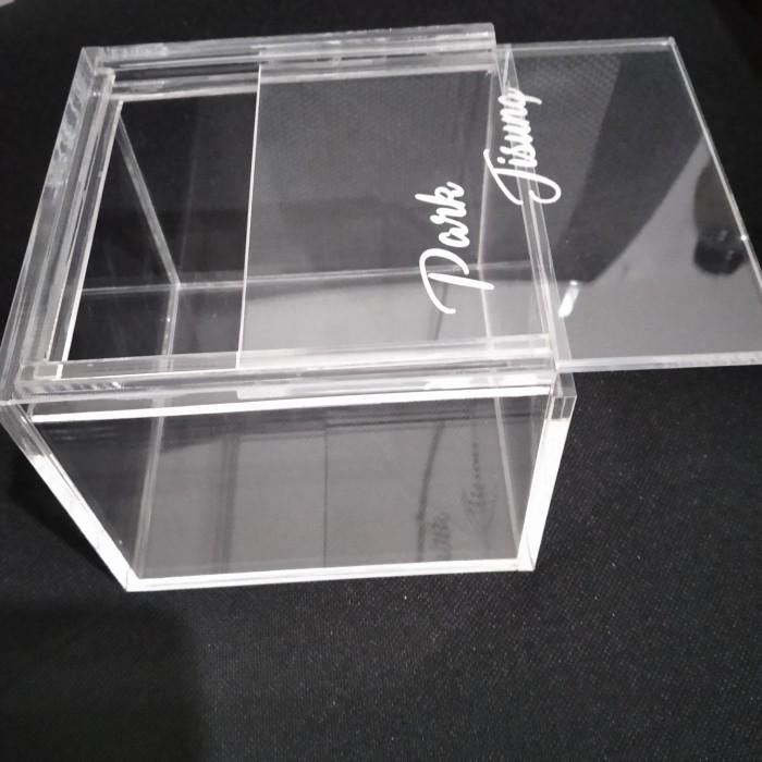 

Terlaris Custom Box Akrilik Tutup Sliding 2Mm