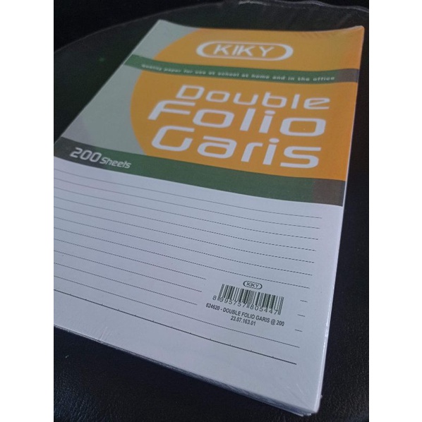 KIKY Kertas Double Folio Garis (DFG) Isi 200 Lembar