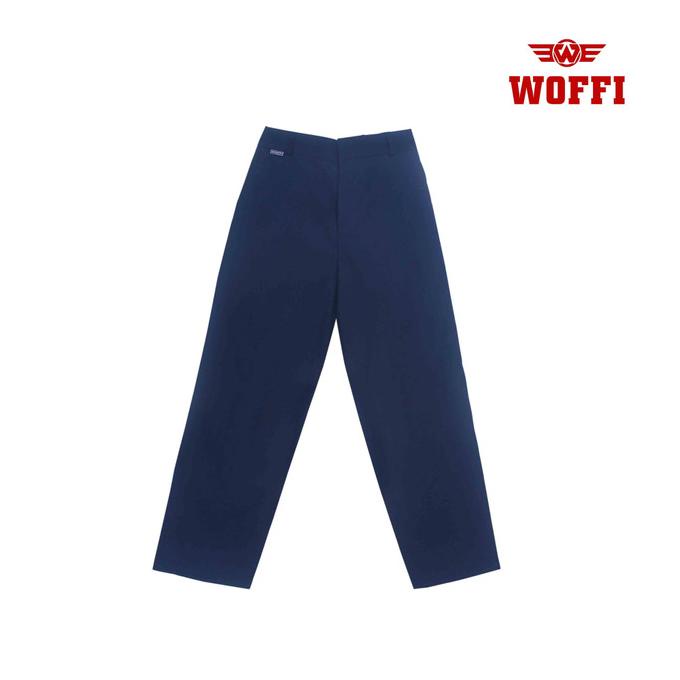 Woffi Seragam SMP Celana Panjang Karet Biru