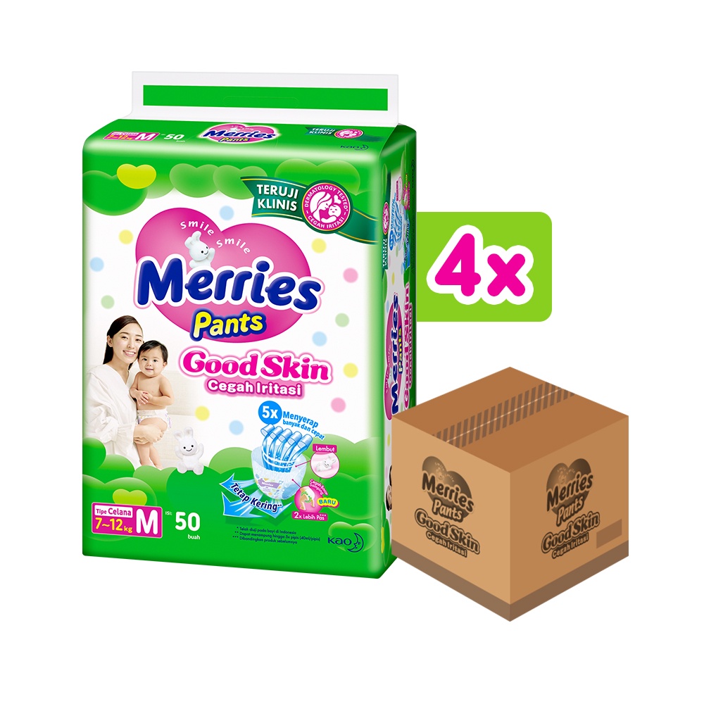 Merries Pants Good Skin M 50 Carton