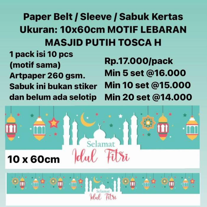 

Paper Belt Lebaran Idul Fitri Eid Mubarak Uk 10X60Cm Dijual Per 10 Lmb 038