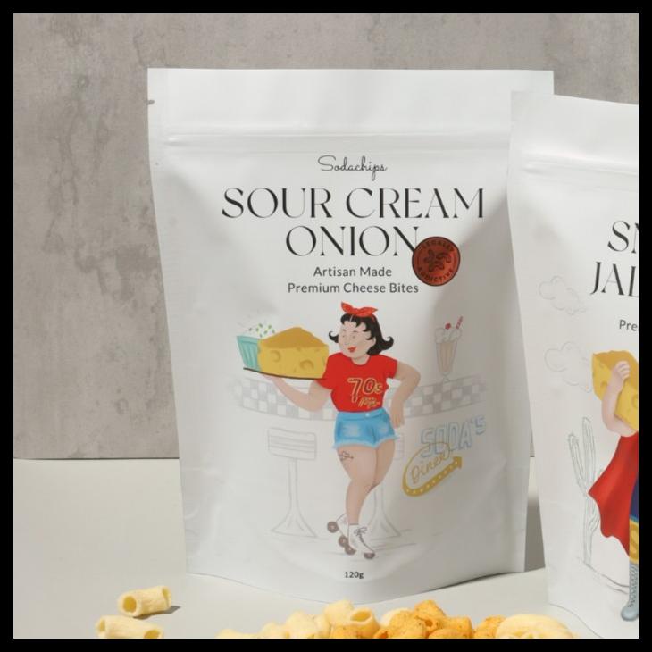 

SODACHIPS SOUR CREAM ONION CHEESE BITES SNACK KODE 287