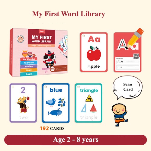 Saalin my first word library Daily Cards  - Buku Edukasi Anak