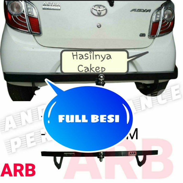 TOWING BAR PENGAMAN BEMPER ARB AGYA/AYLA