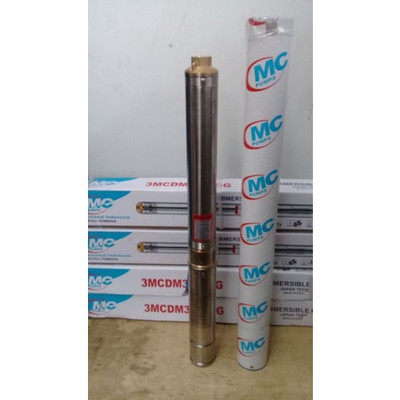 pompa satelit 3" inch MCPUMP 0.5hp 370watt 3MCDM 3/11 kabel 1meter