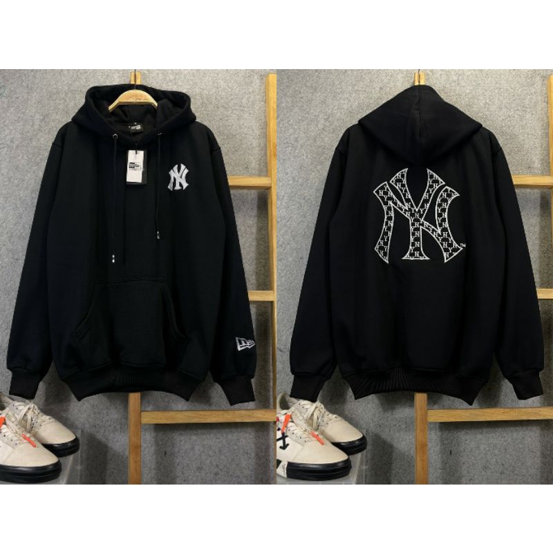 Hoodie New Era Yankess hitam premium | sweater hoodie MLB NY | sweater distro pria