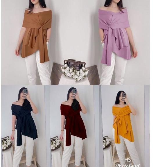 Terlaris BLOUSE SCUBA PREMIUM VALENCIA /BLOUSE SCUBA WANITA/BLOUSE KOREAN SCUBA ✤nzg✧