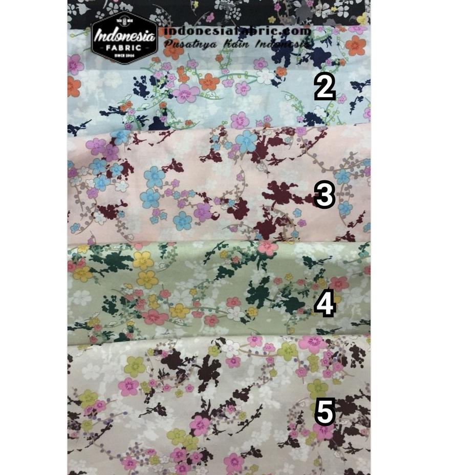 Terlaris [Toko Kain Grosir] Kain Gamis Kain Mukena Kain Katun Jepang ori Tokai motif Autumn ☘gdc»