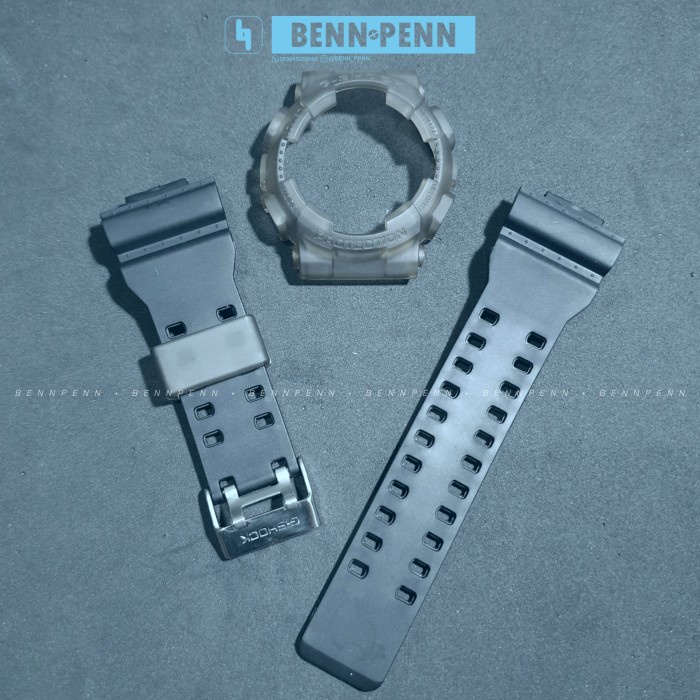 Must Have Bnb Ga 100 Smoke Black Bezel Strap Jam Tangan Casio G Shock Termurah