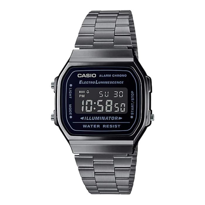 Must Have Casio Standard A168Wgg-1B Casio A168Wgg Original Terbaru