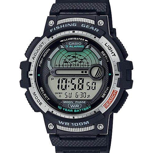 Must Have Casio Original Fishing Gear Ws-1200H-3Av Jam Pria Original Terlaris