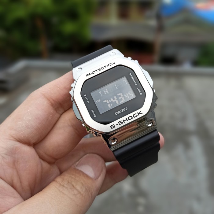 Must Have G-Shock Gshock Gm-5600-1 Gm5600 Original Termurah