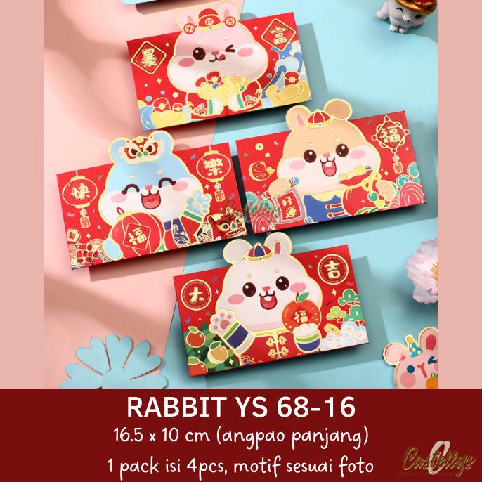 

\"\"\"\] Angpao Imlek Rabbit Kelinci Angpau Hong Pao Amplop Merah Sincia CNY