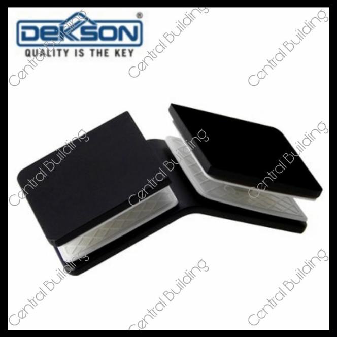 Penjepit Kaca Ke Kaca Hitam Dekson/Glass Clip Kaca Kaca Gc 832 Black
