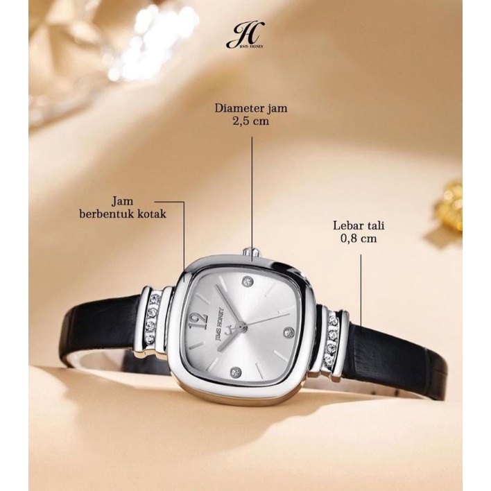 JAM TANGAN 8012 JIMS HONEY + BOX EXCLUSIVE