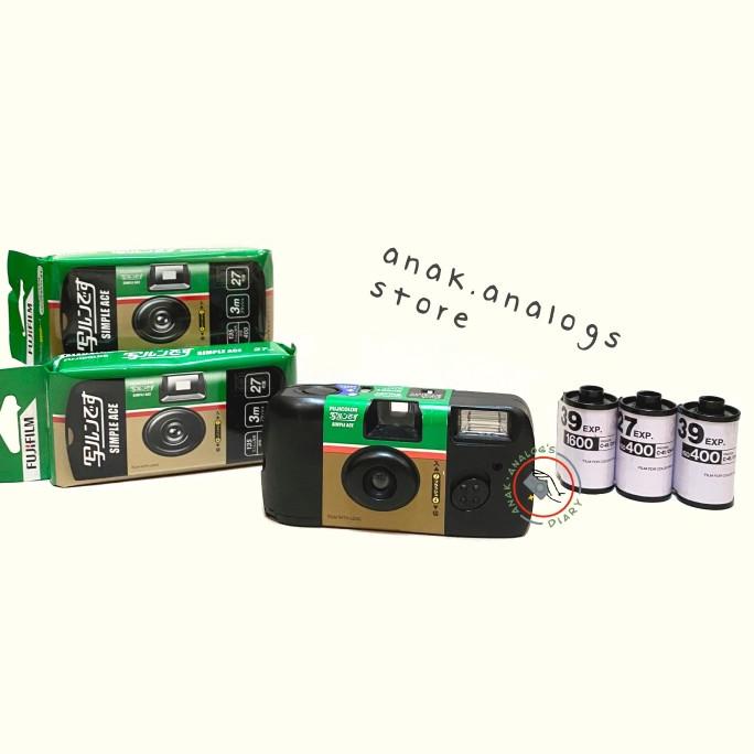 Disposable Camera ISO 400 exp 27 Fujifilm