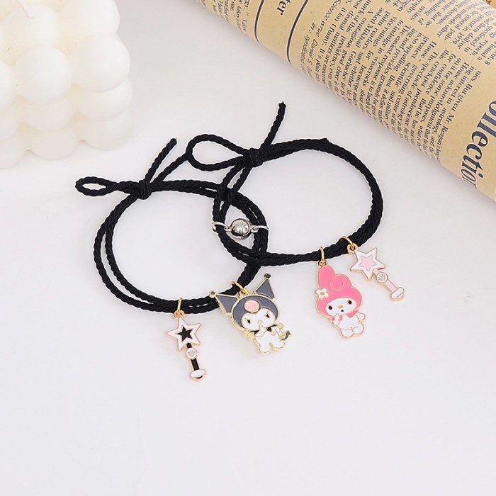 2 Gelang Couple Magnet Sahabat Best friend Anak Cewek Bear Kembaran