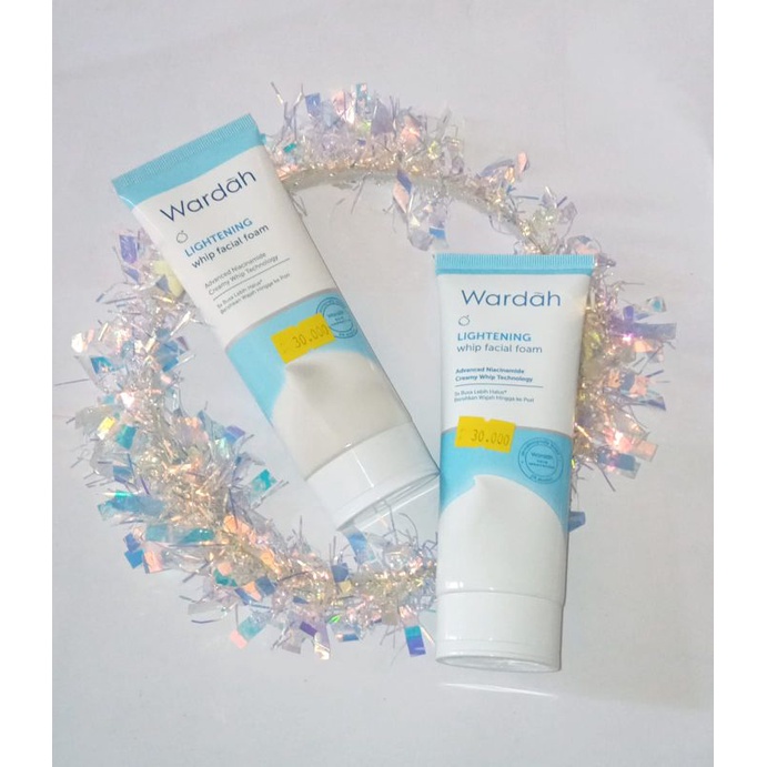 cuci muka wardah lightening whip foam