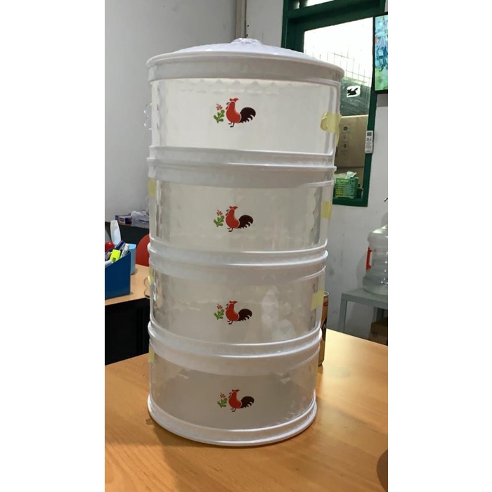 Terlaris Tudung Saji Ayam Jago 4 Susun / Food Storage ~Bonjer