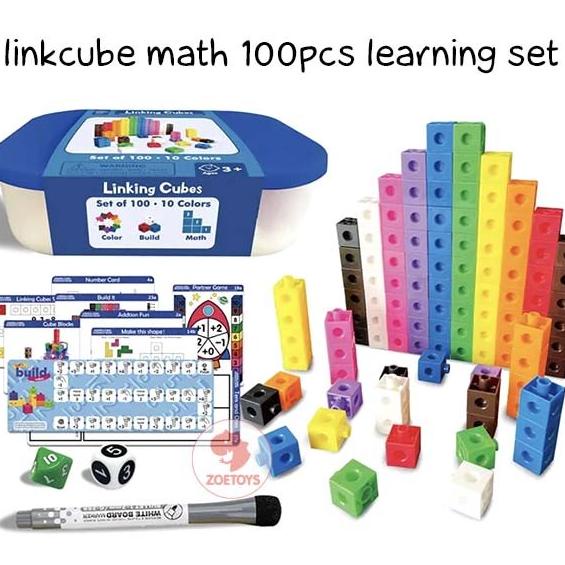 Zoetoys Linkcube Math | Mainan Edukasi | Mainan Anak | Edutoys