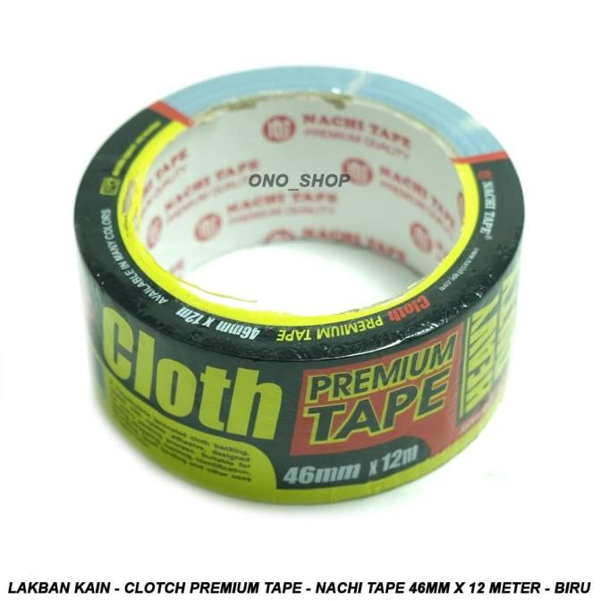 

Lakban Kain - Clotch Premium Tape - Nachi Tape 46mm x 12 meter - Biru tools 54PR23