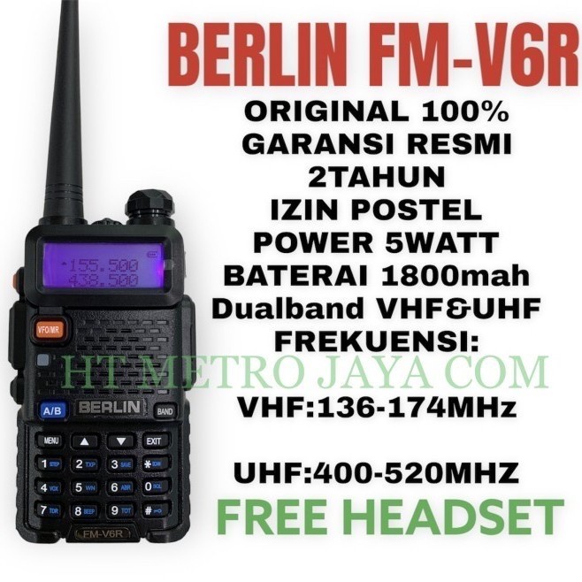 Terlaris Ht Berlin Fm V6R