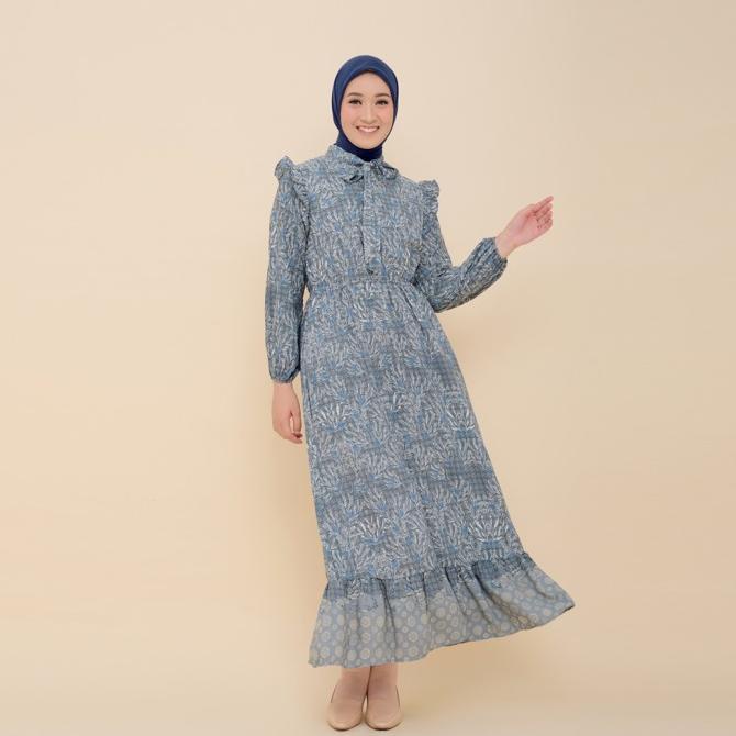 BIA X Cut Meyriska - Pahat Gray Dress Islamic Journey In Istanbul