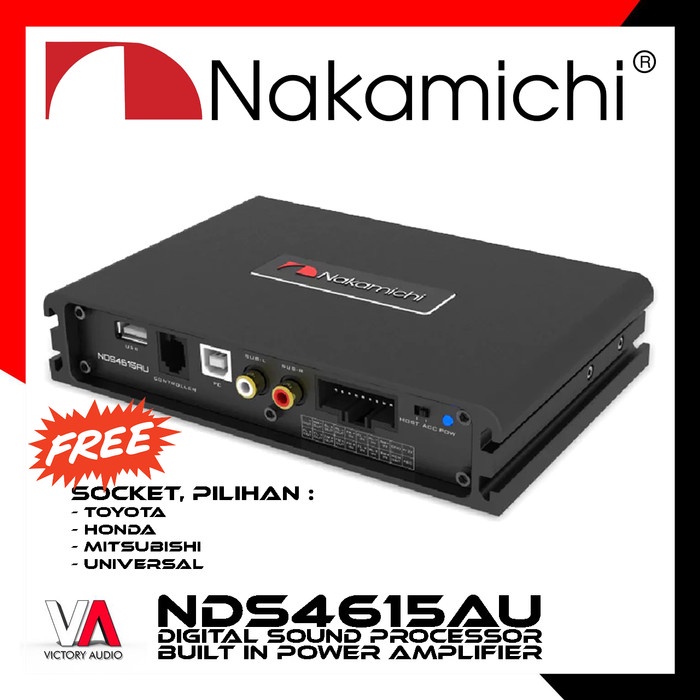 Terlaris Dsp Nakamichi Nds4610A-Ii 6Ch Processor Built In Power 4Ch Bluetooth