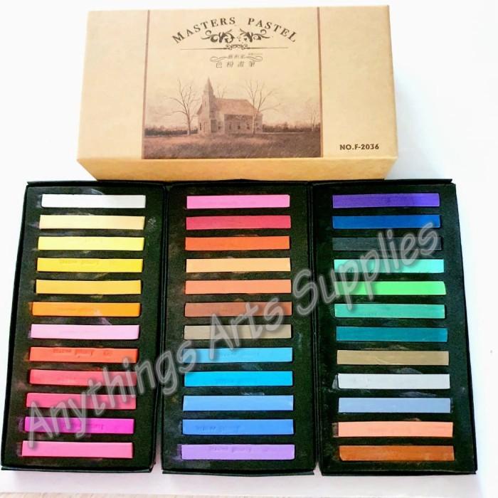 

Terlaris Maries Soft Pastel Set 36 Colours / Hair Chalk