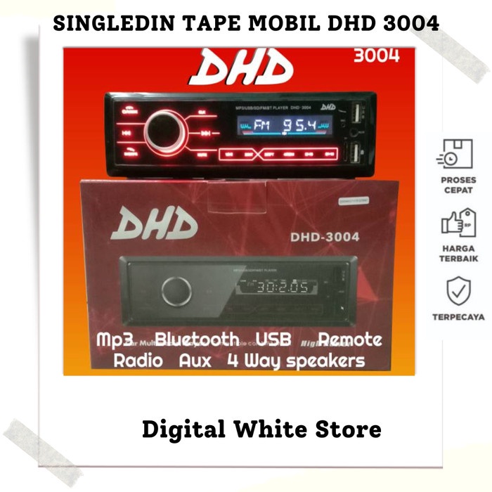 FREE ONGKIR SINGLEDIN TAPE MOBIL DHD 3004 FREE ONGKIR