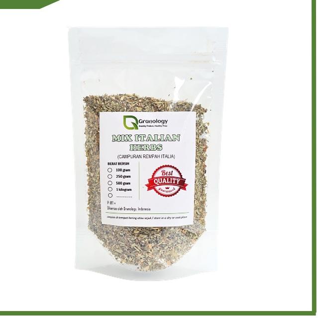 

Codet0T4f Terkini Bumbu Rempah Italia / Italian Mixed Herbs (100 gram) by Granology