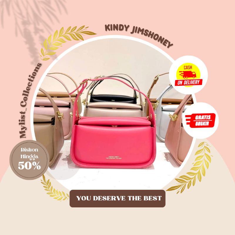 KINDY JIMSHONEY - TAS MINI SELEMPANG WANITA JIMSHONEY