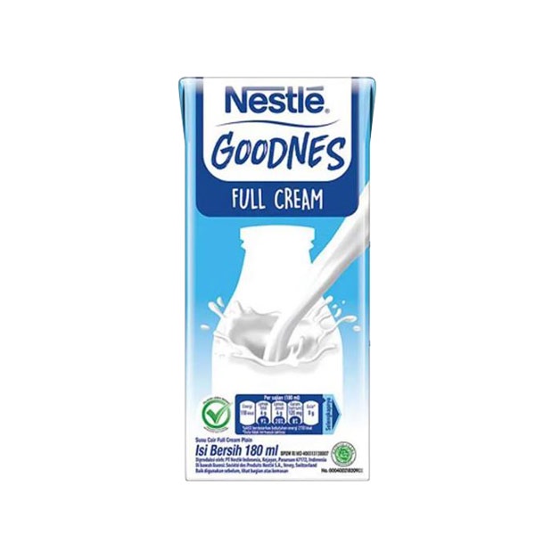 

NESTLE GOODNES FULL CREAM 180 ML - SUSU