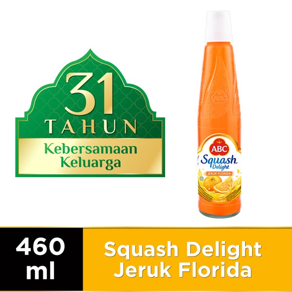 Promo Harga ABC Syrup Squash Delight Jeruk Florida 460 ml - Shopee