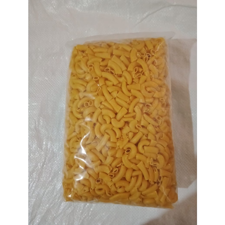 [Bal/10 KG] Makaroni Makroni Usus Bantat Rebus Merk Mahkota Berat/PCS 1 Kg - mkmh10