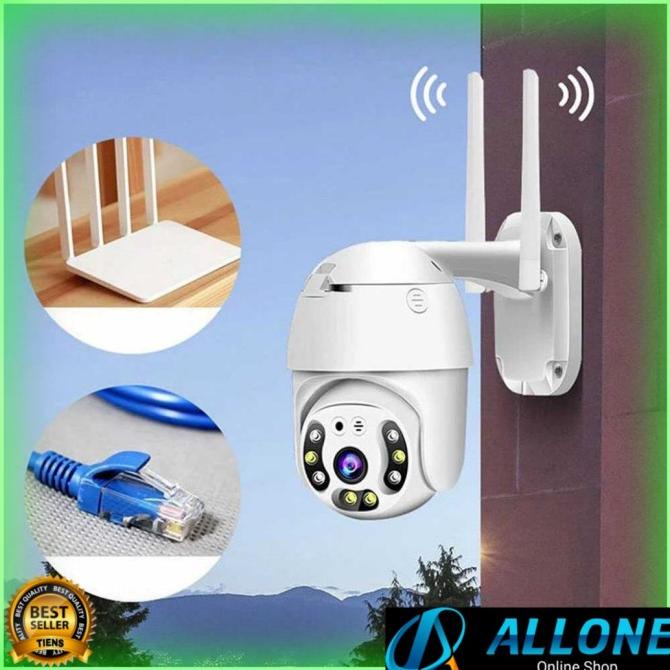 Kamera Cctv Wifi Ptz Sensor Gerak Voice Smart Camera 1080P Waterproof  Tokomakmursentosa32
