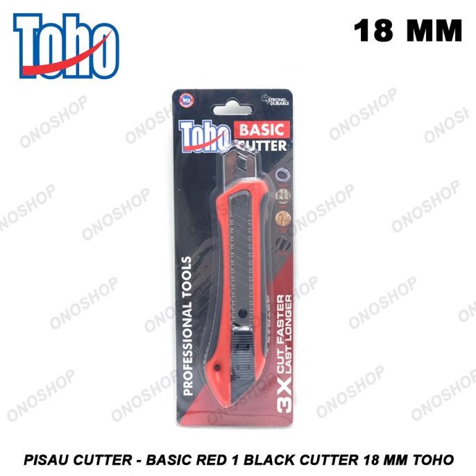 

Pisau Cutter - Basic Red 1 Black Cutter 18 mm Toho accessories 54PR23