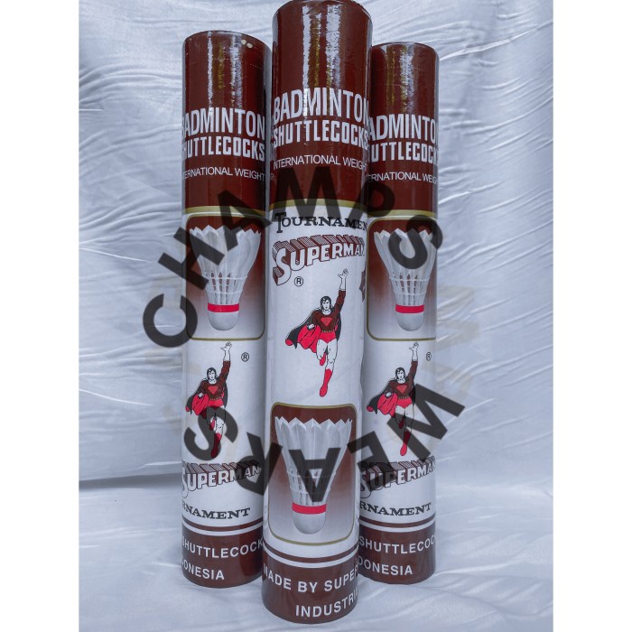Kok / Superman Coklat / Shuttlecock Badminton Superman Coklat / Coklat