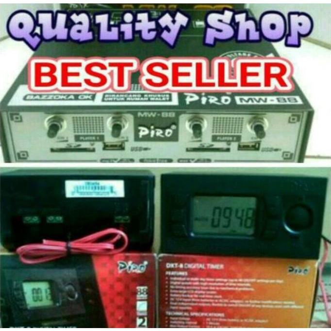 piro mw-88 + Timer digital piro