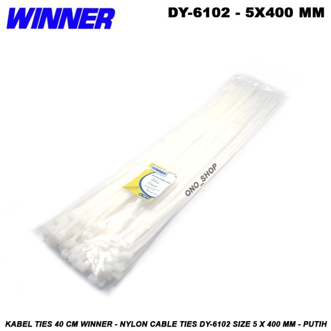 

Kabel Ties 40 cm Winner - Nylon Cable Ties DY-6102 Size 5 x 400 mm accessories 54PR23