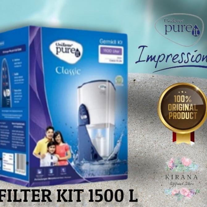 Pure it Unilever Germ Kill Filter 1500 Liter Classic 9 & 23 Liter
