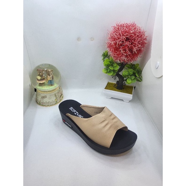 sendal sofiya wanita wedges import ( ORIGINAL )