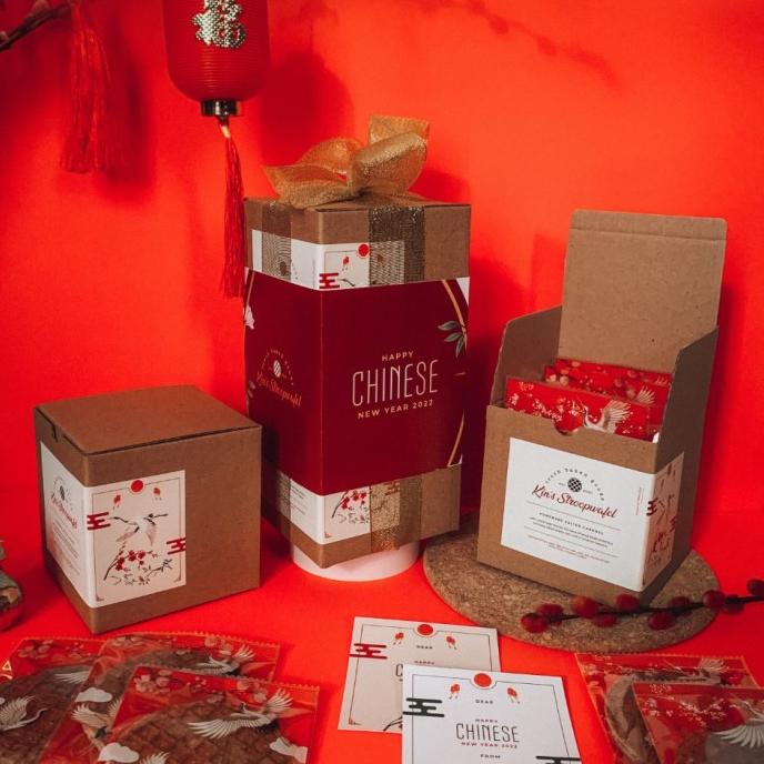 

CNY hampers by Kin's Stroopwafel 2 BOX 20 pcs