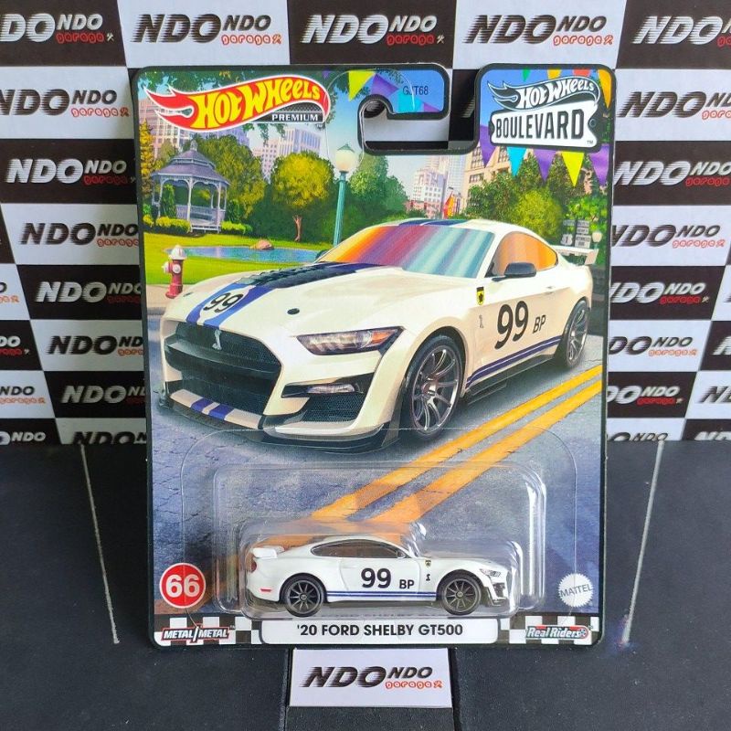 Hot Wheels Premium '20 Ford Shelby GT500 White - 2023 Boulevard