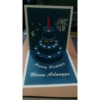 Miliki - Kartu Ucapan 3D Pop Up Ulang Tahun