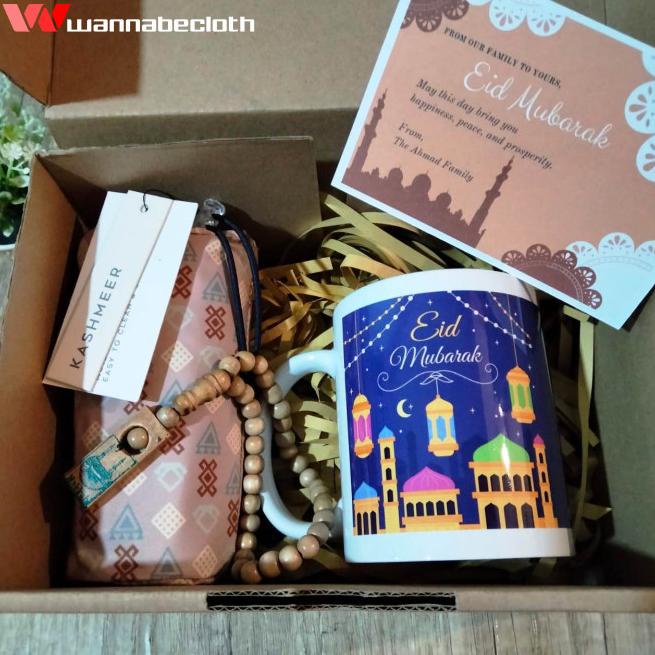 

Promo Hampers Parcel Lebaran Hampers Idul Fitri Mug Sajadah Kashmeer Tasbih