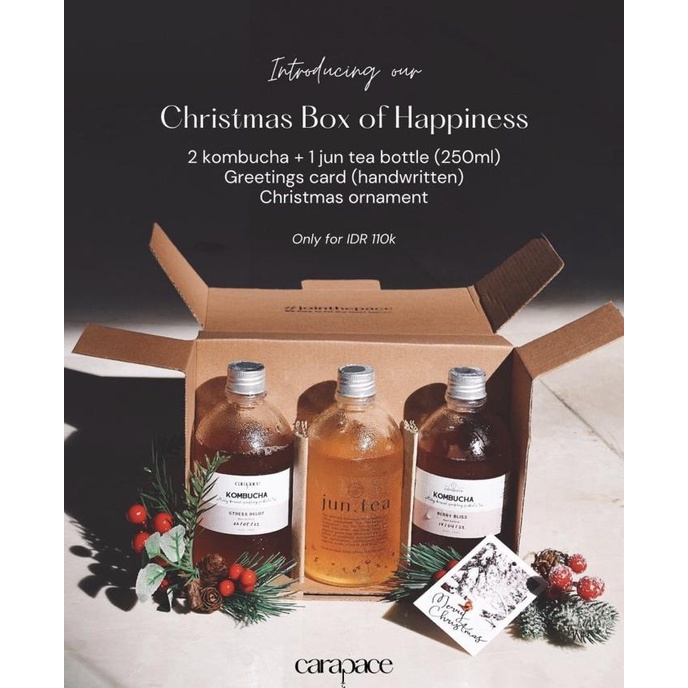 

Promo Box of Happiness - Carapace Hampers (Natal, Imlek, Ultah, Ramadhan)